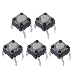 로지텍용 마우스 마이크로 스위치, M185, M215, G300, G402, G602, M570, 6x6x4.3mm, 5 개
