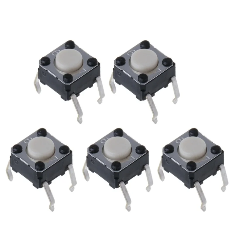 5Pcs Mouse Micro Switch for Logitech M185 M215 G300 G402 G602 M570 6x6x4.3mm