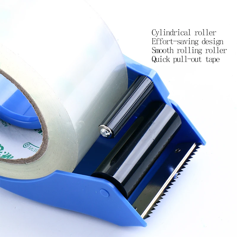 M&G 테이프 디스펜서 플라스틱 밀봉 포장 기계 포장 소포 60/48mm 폭 롤 테이프 커터 밀봉 테이프 홀더 수동