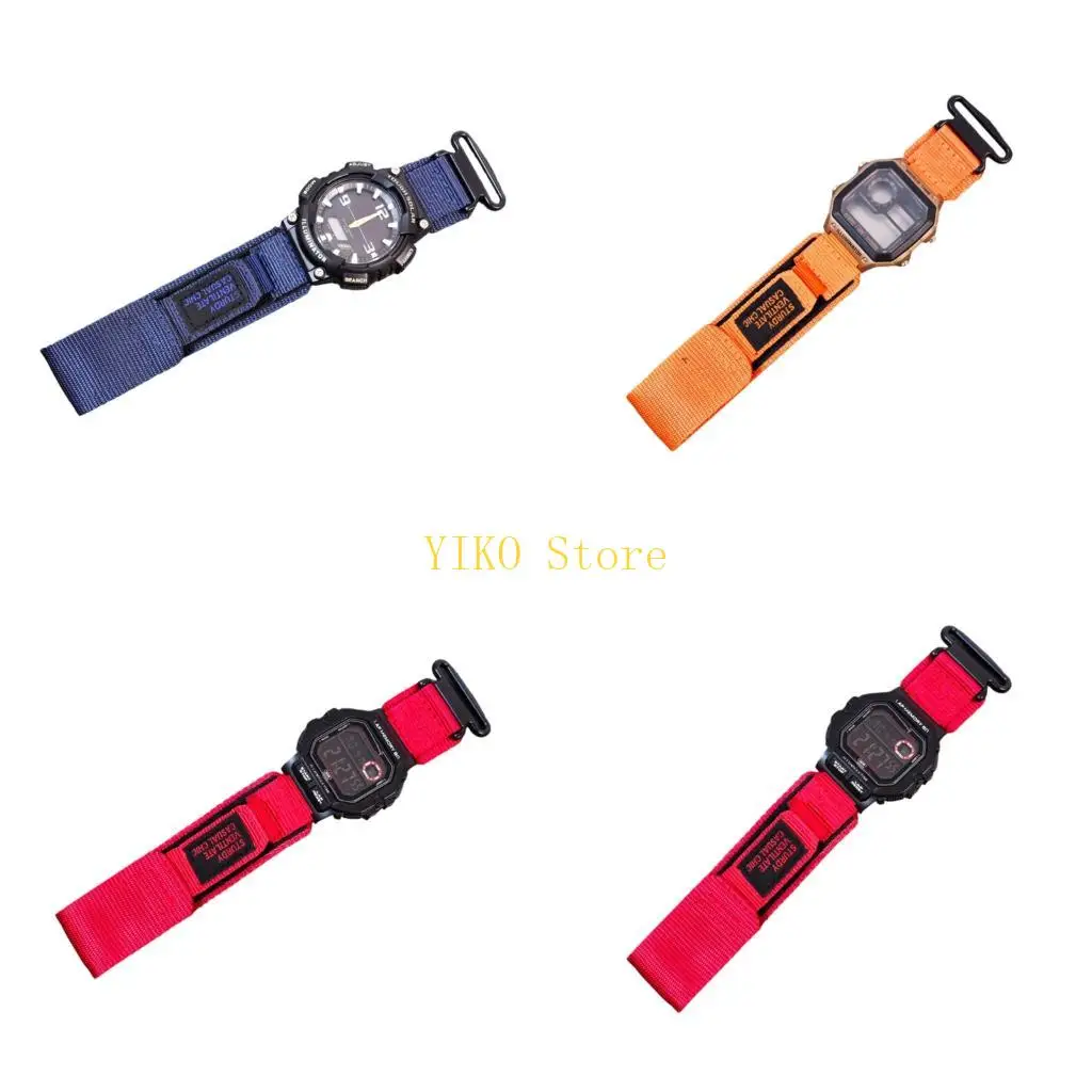 

K32C Flexible Nylon Watch Chain Accessory Easy On Off Design Multiple Color Selection