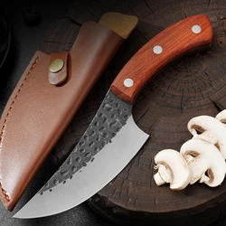 Kitchen Knife Meat Cleaver Vegetable Cutter Professional Household Chef Knife Handmade Forged Butcher Knife Boning Knives