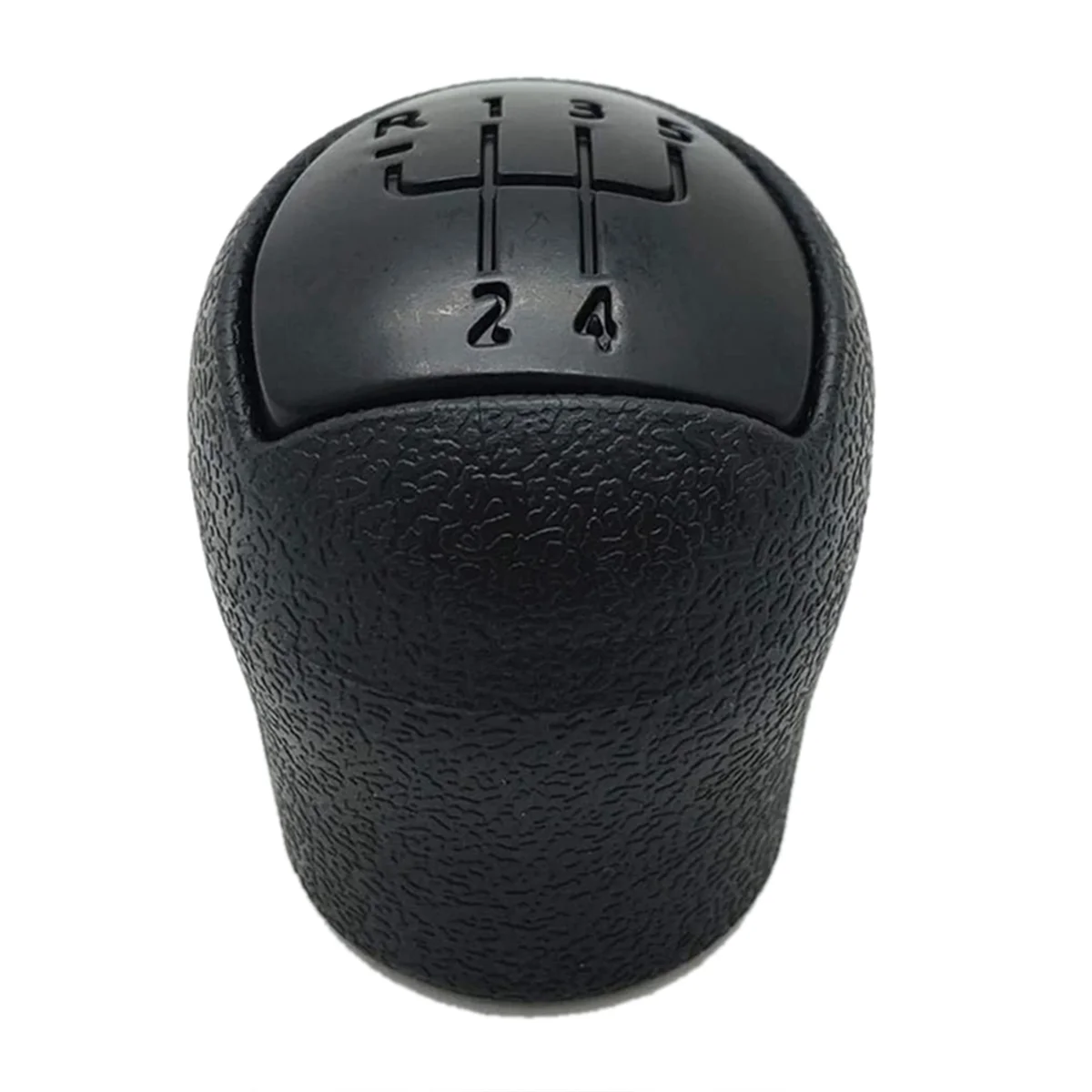 Black 5 Speed Gear Lever Stick Shift Knob Gear Shifter Knob Head for Renault Clio Kangoo 2006-2008