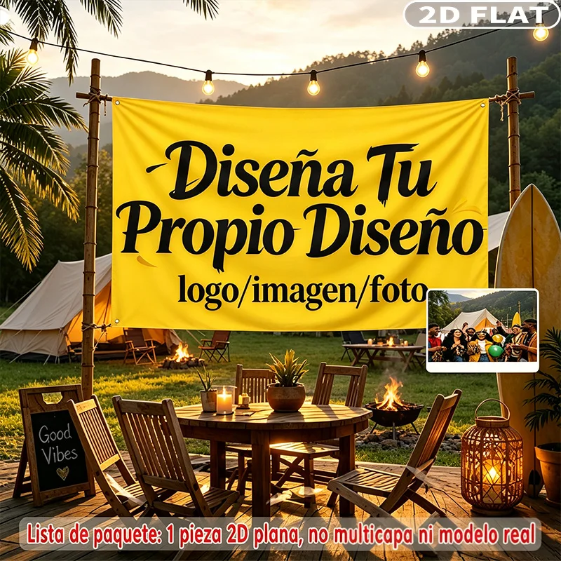 1pc Custom Banner, Personalized With Your Custom Image, Photo & Text, Polyester Banner for Party, Event & Home Wall Decor