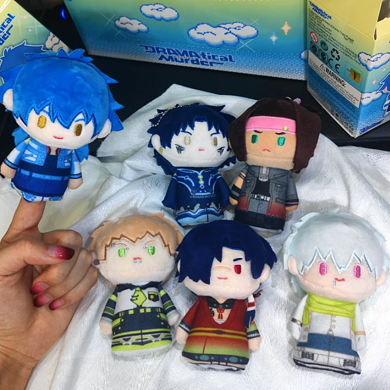

Genuine Nullset Dramatical Murder Finger Puppet Series Keychain Aoba Kurenai Anime Merch Blind Box Cute Model Toys Collect Gift