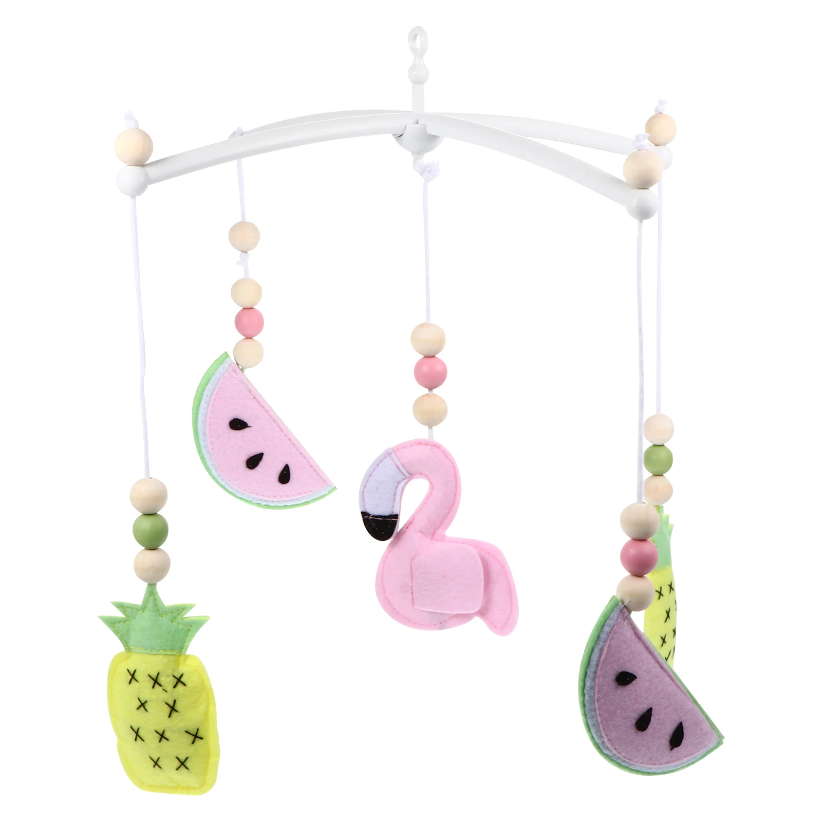 

Crib Mobile Felt Wind Chime Hanging Decoration Newborn Nursery Accessory Bright Color Durable Practical Long Lasting Use Home