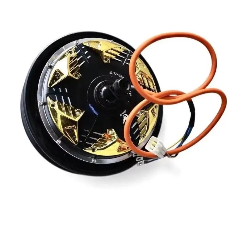 Motor 48V60V72V2000W10 Inch 40H Scooter Electric Vehicle Motor Electroplating Decorative Parts