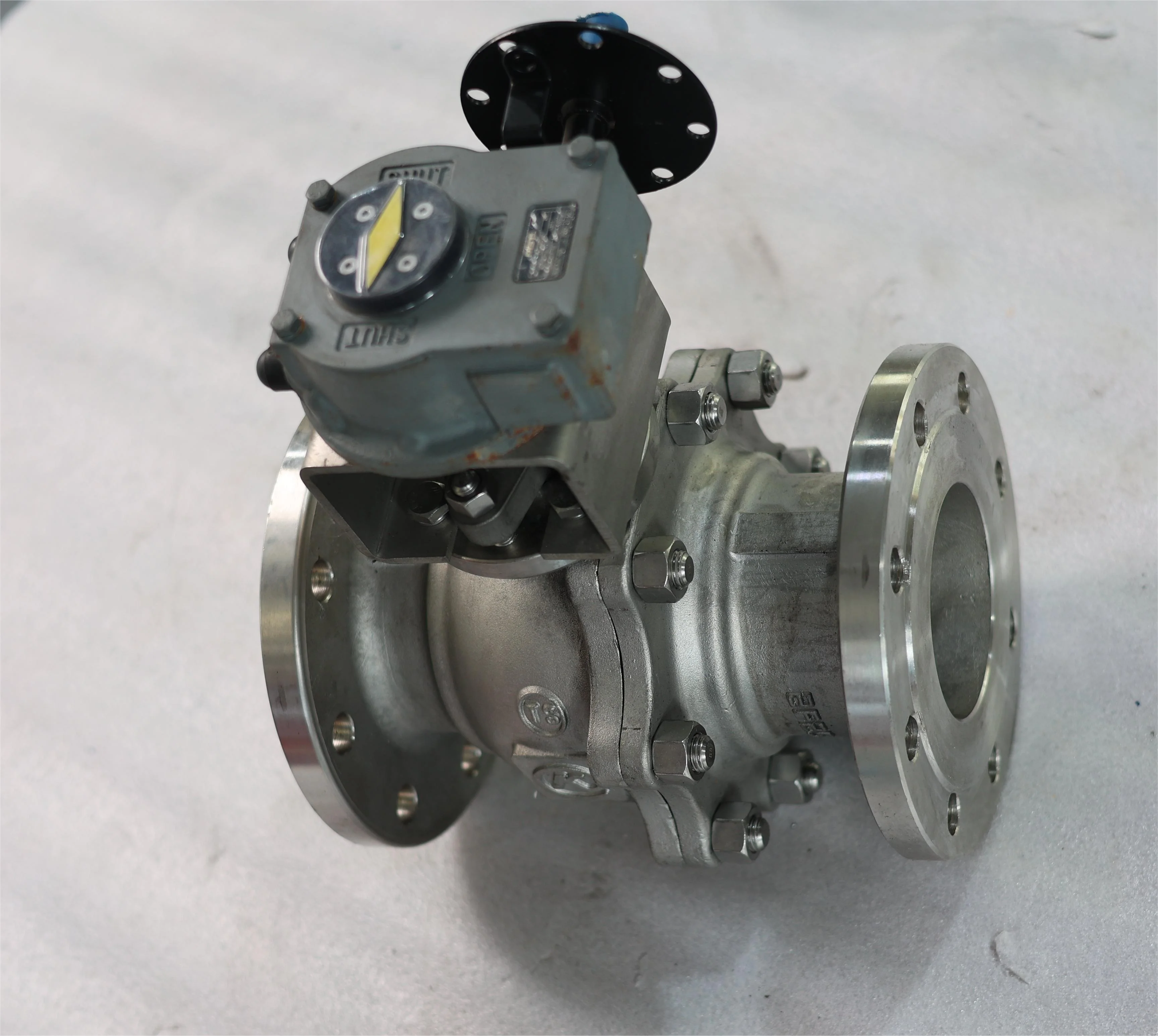 High Quality 4-Inch Stainless Steel Flange Ball Valve with Worm Gear Drive Customizable