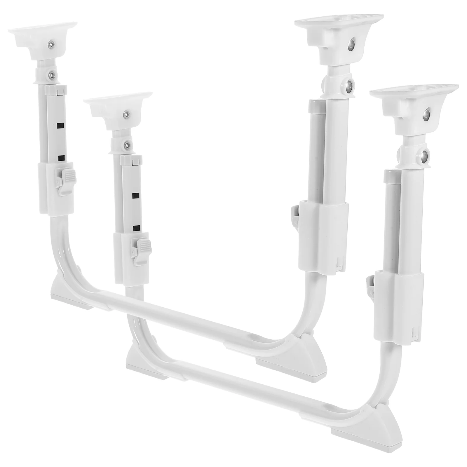 

Bed Desk Legs U-Shaped Folding Tabel Legs Metal Table Support Legs Adjustable Height Self-Locking