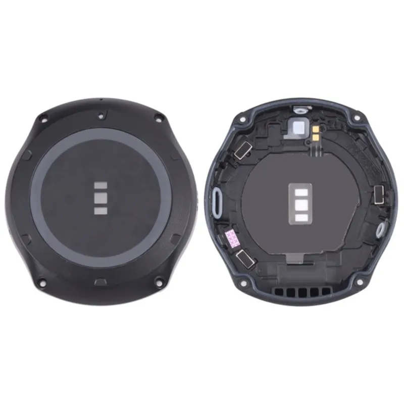 B50B-For Gear S3 Classic SM-R770-SPA3373B Back Cover With Glass Watch Repair Replacement Accessory Parts