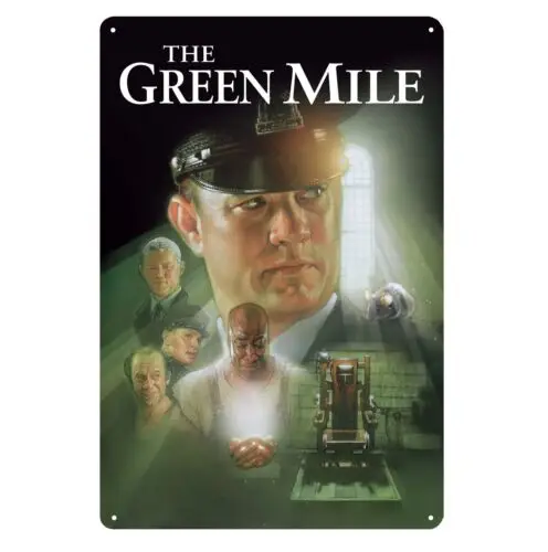 The Green Mile Tom Hanks Movie Metal Poster Tin Sign 20x30cm Plaque