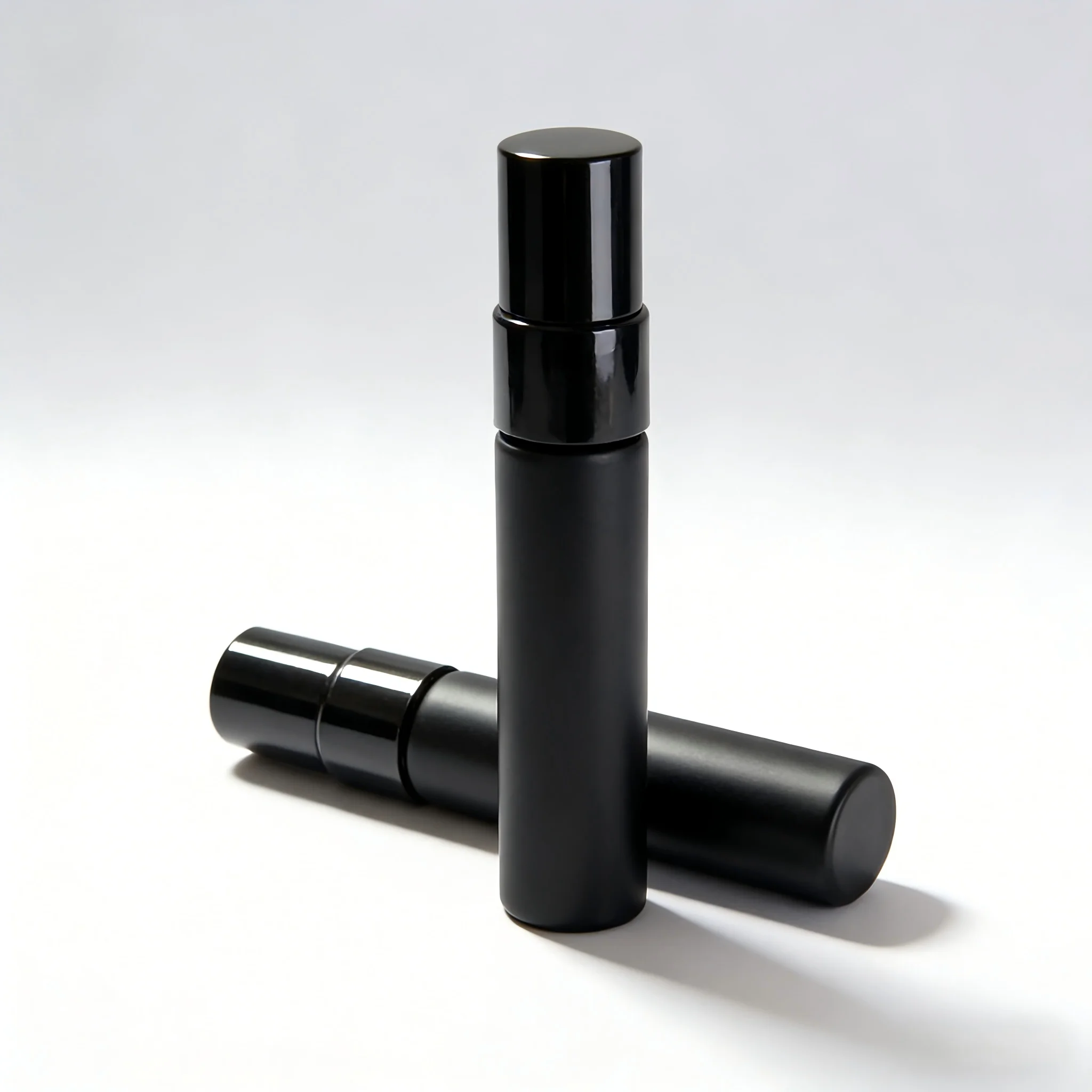 5PCS 5ml 10ml Portable Black Perfume Glass Bottle Empty Cosmetics Bottles Sample Test Tube Travel Cosmetic Tool view 4