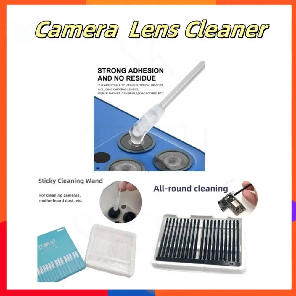

Revolutionary Camera Lens Cleaner Synthetic Resin Stick Rod Designed for Simple Rotation Remove Dust for Various Optical Devices