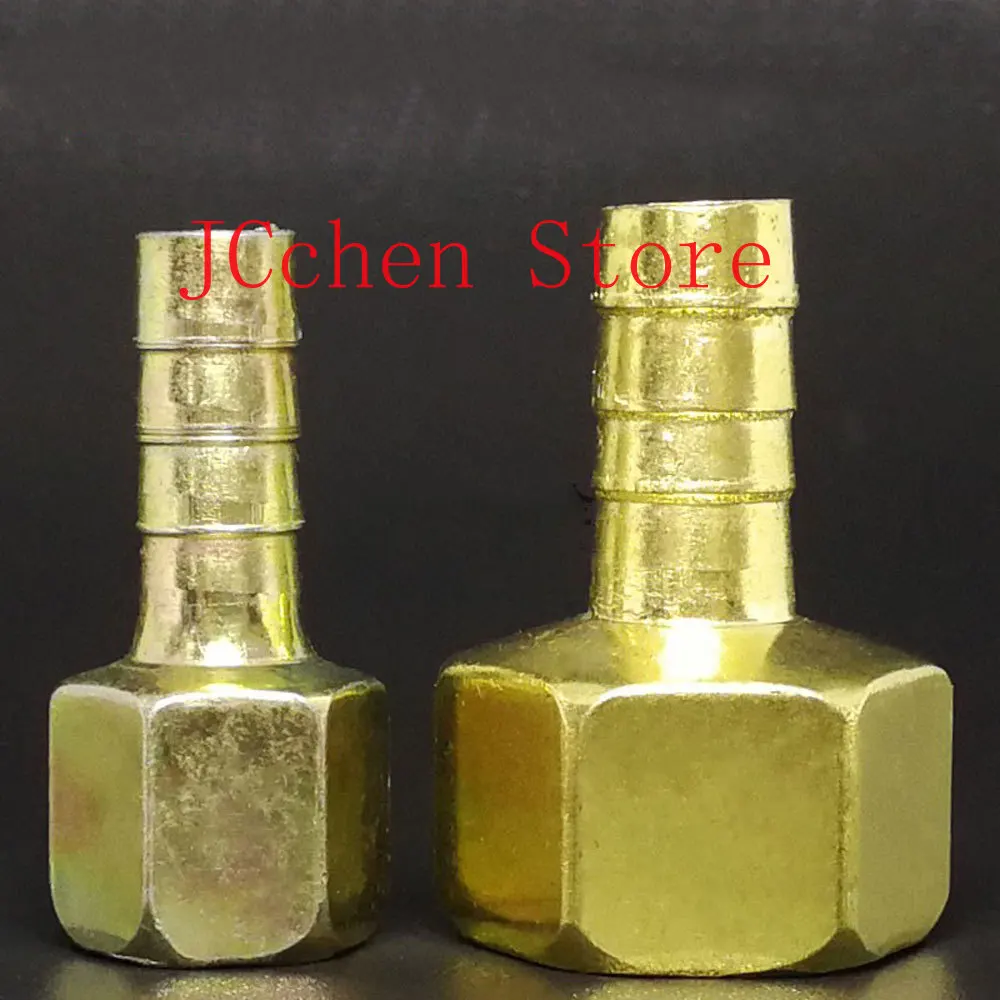 

1/4" 1/2" BSP Female 8/10/12/14mm Hose Barb Iron Pipe Fitting Connector Water Gas Fuel Home Garden