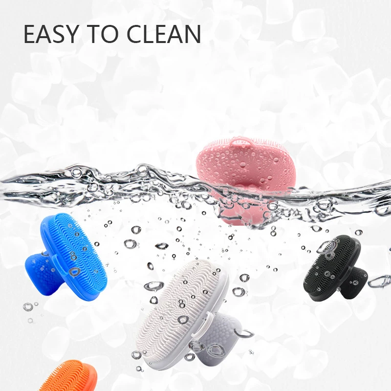 Silicone Face Cleansing Brush Washing Pad Exfoliating Blackhead Remover Facial Deep Cleansing Face Brushes Baby Bath Massager