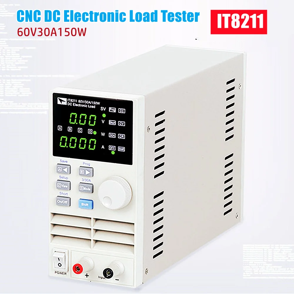 

ITECH IT8211 Programmable DC Electronic Load Tester High Resolution 1mA/10mA Single Channel DC Electronic Load 60V 30A 150W