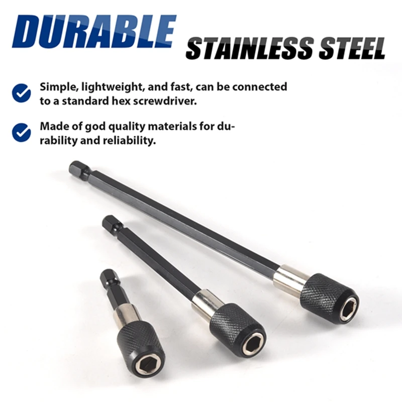 ABPP-гибкий удлинитель сверла, набор отверток для сверл с шестигранным хвостовиком, гибкое сверло, универсальный набор адаптеров для гнезда