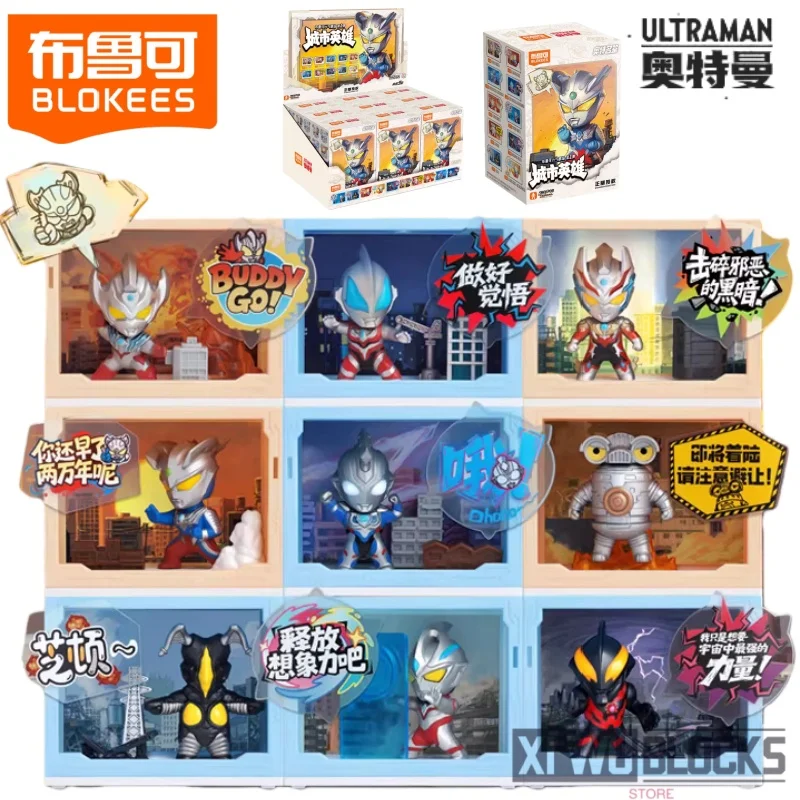 Конструктор BLOKEES Ultraman: Мобильная модель-игрушка City Hero 1 Ultraman Z Zero Reiga, коллекционный сувенир, подарок на день рождения