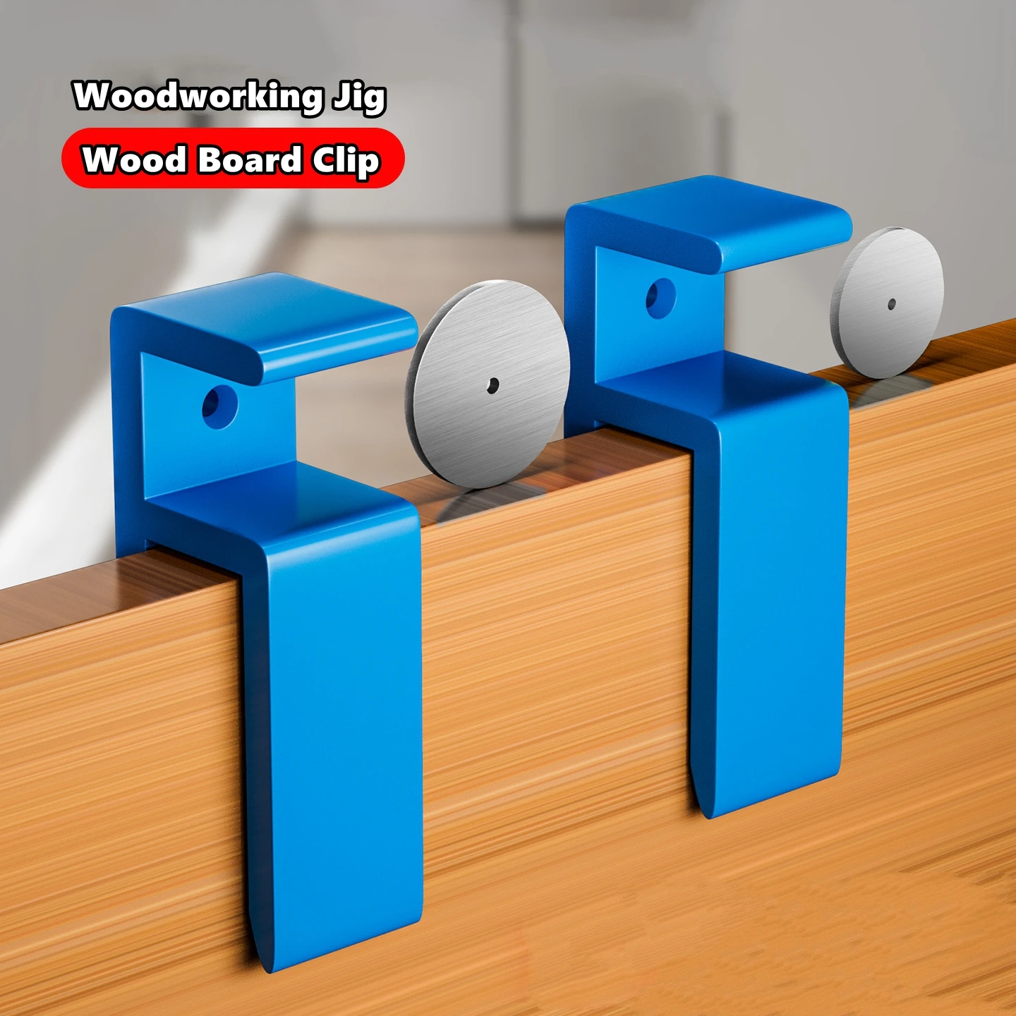 คลิปยึดตู้ไม้ ติดตั้งแผ่นไม้ ขนาด 15-20 มม. คลิปยึดแผ่นปิดตู้เสื้อผ้า ดีไซน์ใหม่ พร้อมอุปกรณ์ช่วยงานไม้