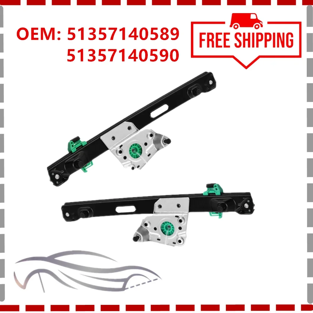 

51357140590 51357140589 Rear Power Window Regulator without Motor Replacement Fit For BMW E90 E91 323i 325i 328i 330i 335i M3
