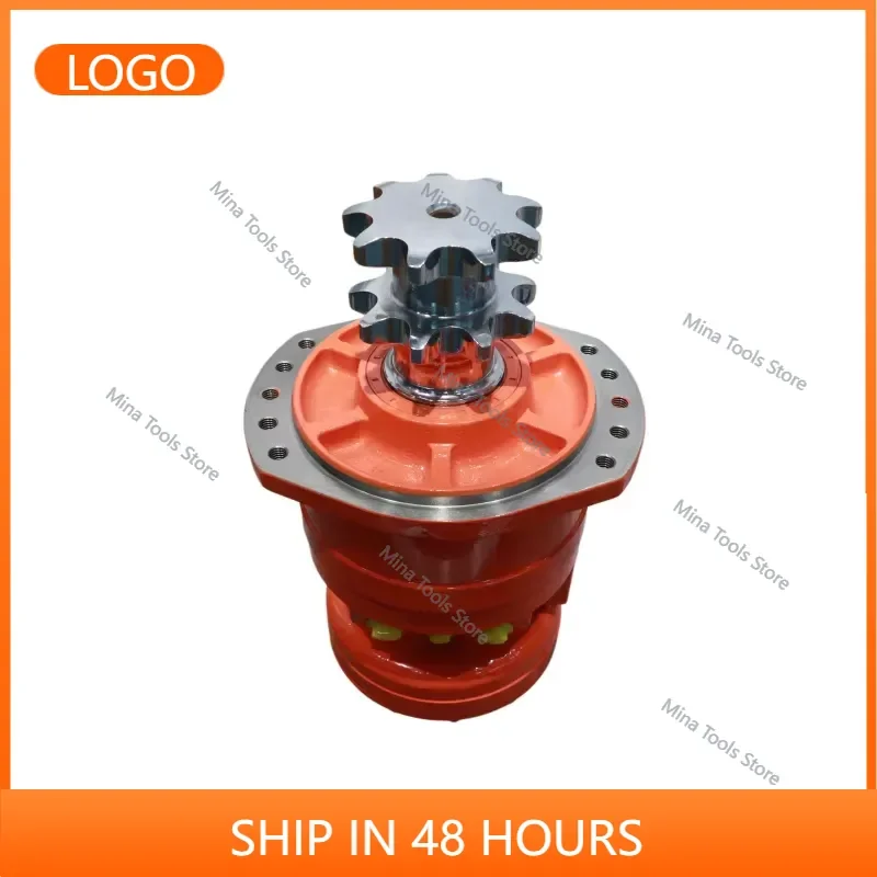 Poclain Gear Motor MS02 MSE02 Hydraulic Piston Motor Low Speed High Torque Construction Machinery ISO9001 Certified 25MPa