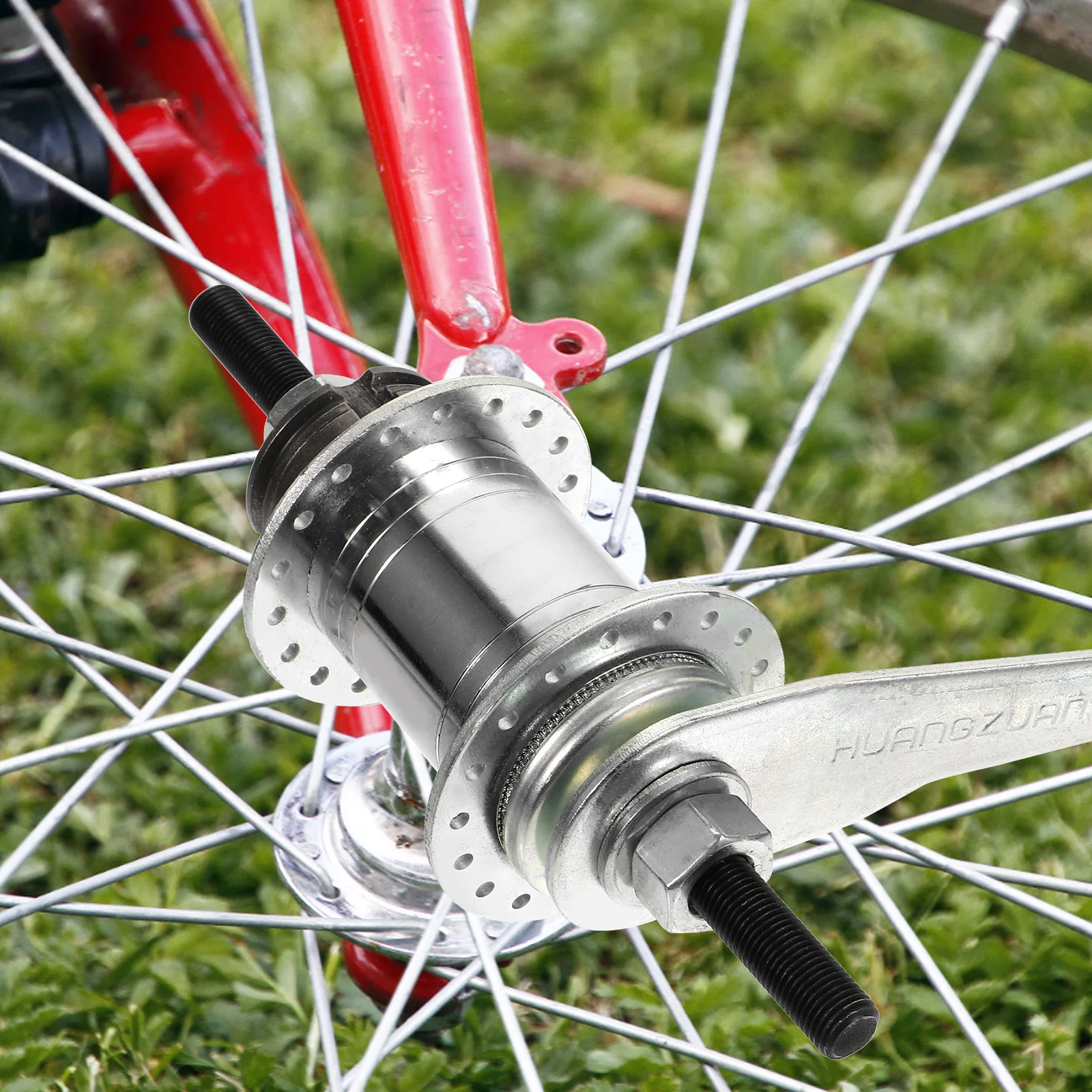 

1 set Inverted Brake Drum Steel Rear Hub 36 Hole Mountain Bike Replacement Brake Bicycle Back Hub Parts Bearings Supply