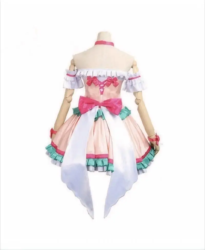 فستان فتاة الفرقة أنيمي القوس الكبير خادمة تأثيري حلي مخصصة