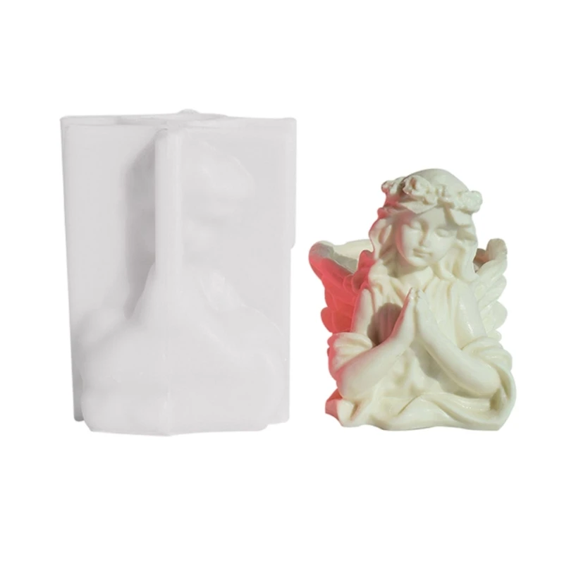 Sturdy Silicone Molds Angelic for Candle Making Home Decoration