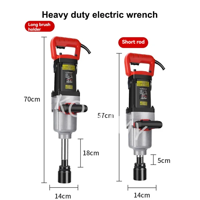 

220V Plug-in High-power Impact Wrench, Large Torque Socket, Heavy-duty Air Gun, Industrial Grade Electric Wrench