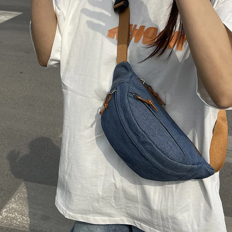 Casual Cord Gürtel Taschen für Frauen Mode Fanny Pack Weibliche Banane Taille Tasche Hüfte Geldbörse Schulter Crossbody Brust Tasche Tasche – Detail 11
