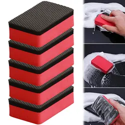 2/5PCS Car Wash Mud Cleaner Magic Clay Bar Sponge Block Pad Remove Contaminants Before Polisher Wax for Car Accessories