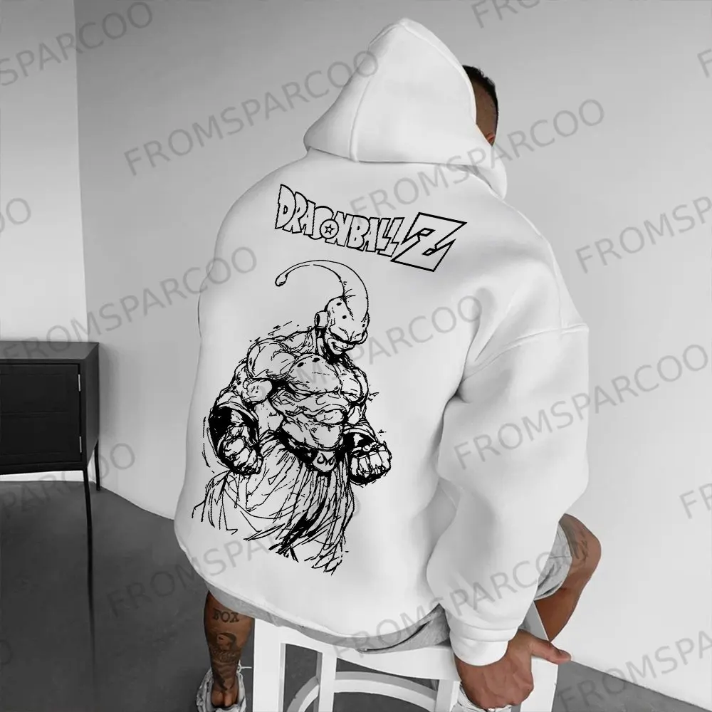 

Одежда для родителей и детей Dragon Ball, осенне-зимняя японская толстовка с капюшоном Hotblooded Animation, классический мужской и женский топ