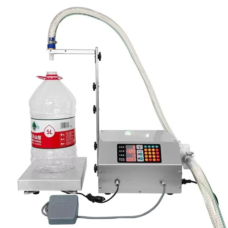 آلة تعبئة سائل الزجاجات الرقمية الأوتوماتيكية آلة تعبئة السوائل الصغيرة الكمية