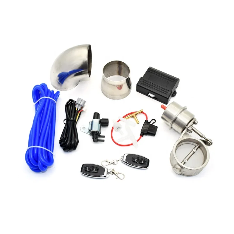 

2"/2.36"/2.5"/2.75"/3" Exhaust Vacuum Unit Set Exhaust Cutout Valve with Remote Control