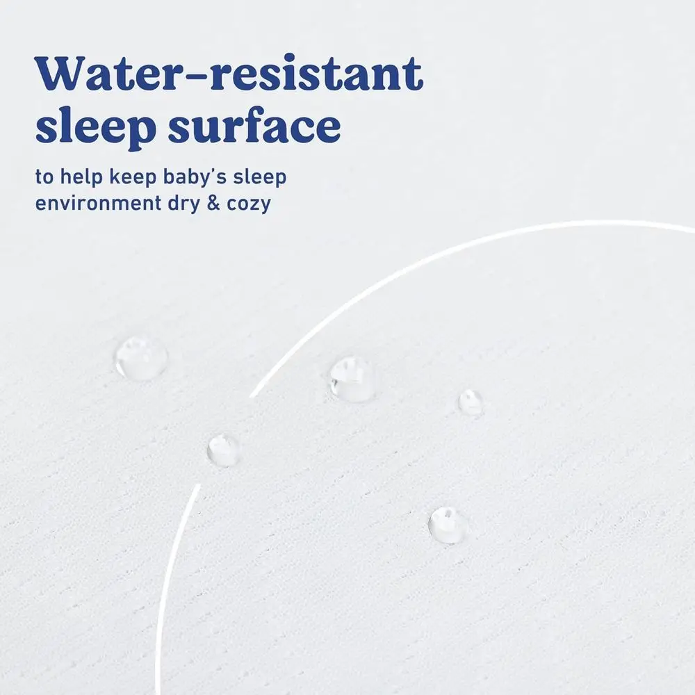 Essentials Colchão de berço e criança dupla face de 6 polegadas – Capa de colchão de berço de bebê ultramacio premium para dormir tranquilo, GREENGUARD G