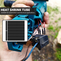 A75K Wire Wrap Sleeve 2mm Dia 30mm Long Heat Shrink Tubing 280pcs Black