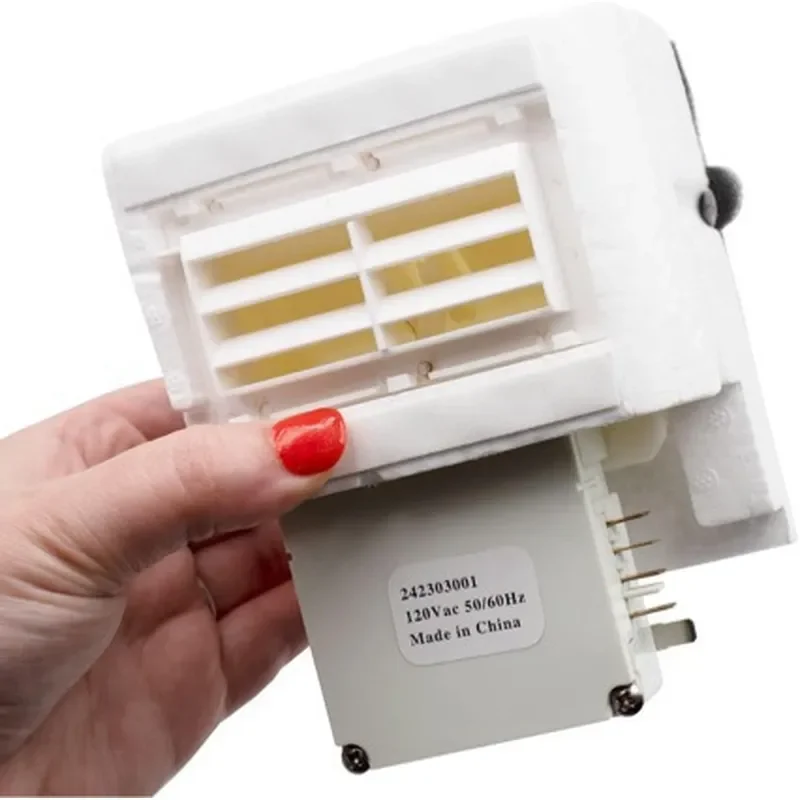 for 242303001 Refrigerator Damper for 3016452 Air Baffle Cgroup Replacement Part Compatible with Refrigerator Fresh Food