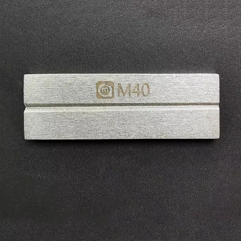 M40 gold steel whetstone suitable for tweezers dressing blade grinding double-sided two-eye tweezers repairer