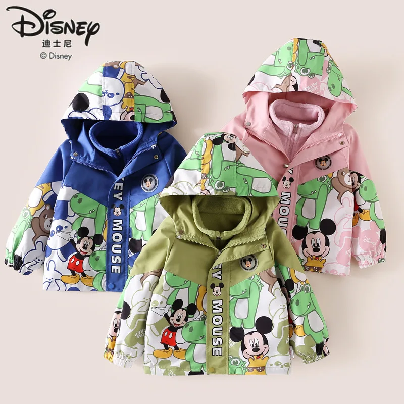 

Disney 2025 Kids' Windbreaker - Spring/Fall Jacket for Boys & Girls, Outdoor Warm Coat for Hiking & Casual