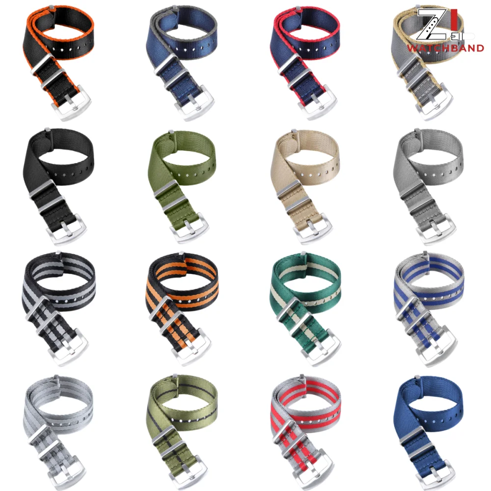 High Quality Nylon Watchband Universal 20mm22mm Watch Strap Sport Wristband for Omega for Rolex for Tudor for Hamilton for Seiko