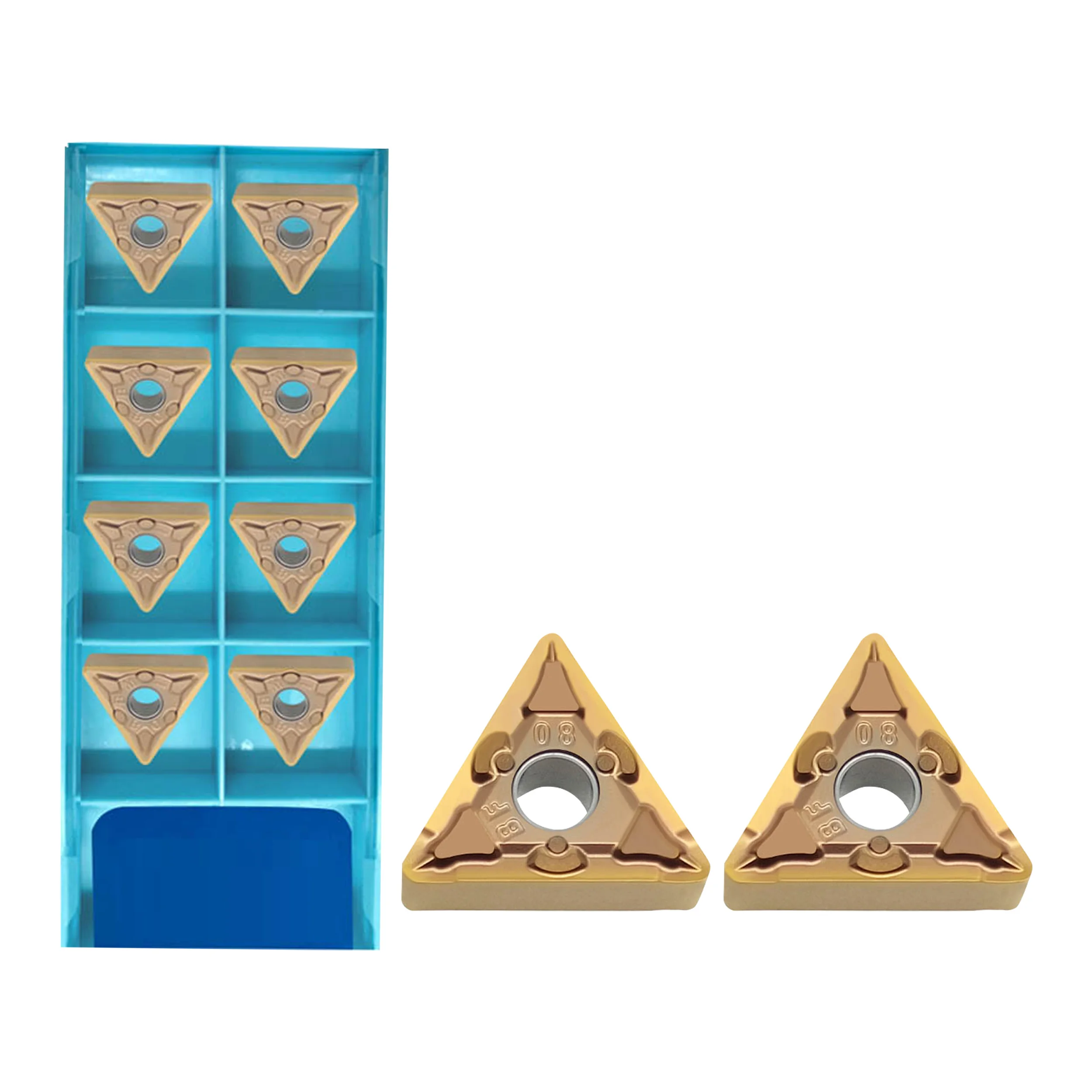 CNC Lathe Tools Cutting Insert TNMG160408-BM BF TNMG160404-BF BM HS7225 High Quality Cutter External Turning Carbide Alloy Blade