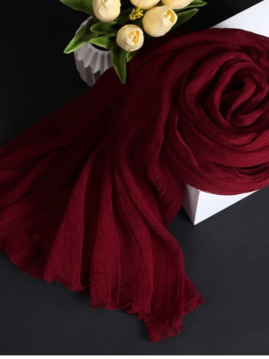 Jedwabny szal damski koreańskie wydanie klasyczny uniwersalny jedwab szal złoty szal z koralikami jedwabny szal dostępny wszystkie sezony