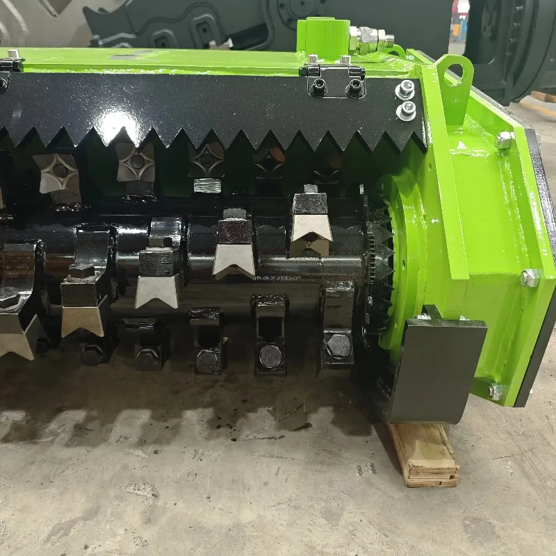 Factory Direct Sales of Side Tipping Log Mulcher and Tipping Log Chipper