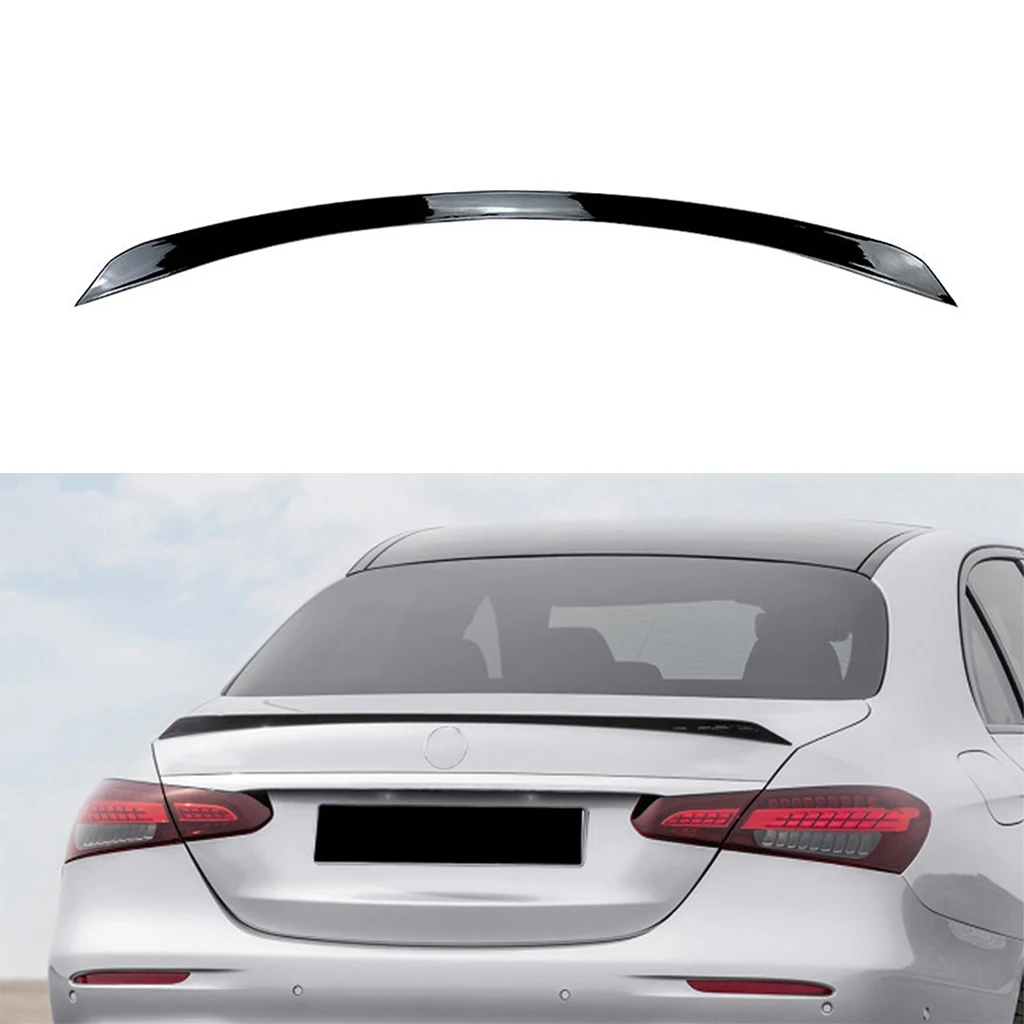 Rear Spoiler For Mercedes-Benz E-Class W213 E260 E300 E63S 2016-2020 Car Rear Wing Trunk Spoiler Decklid Lid Trim Splitter Lip