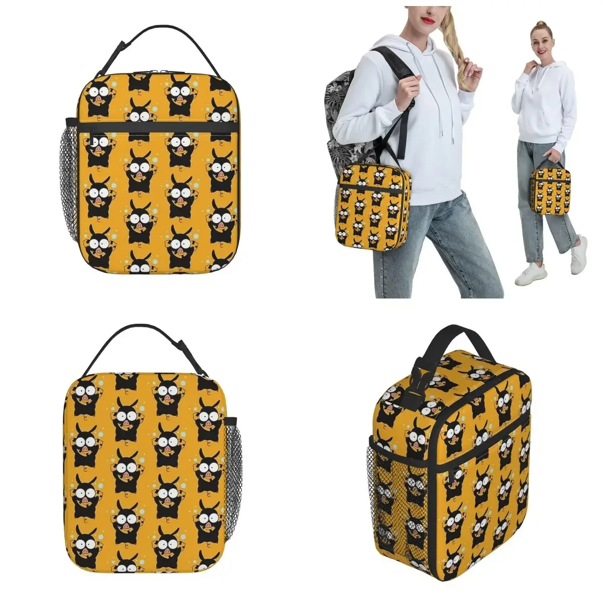 P-Chan Ryoga Hibiki Ranma Insulated Lunch Bag Cooler Bag Reusable Lunch Container Leakproof Tote Lunch Box Girl Boy Outdoor