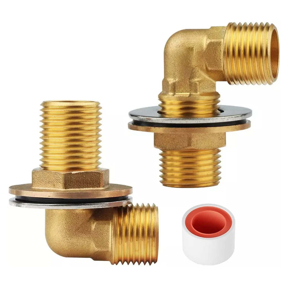 

As Shown Commercial Faucet 90 Degree Elbow Joint Installation Kit Mechanism Brass Construction Compatible With Sinks