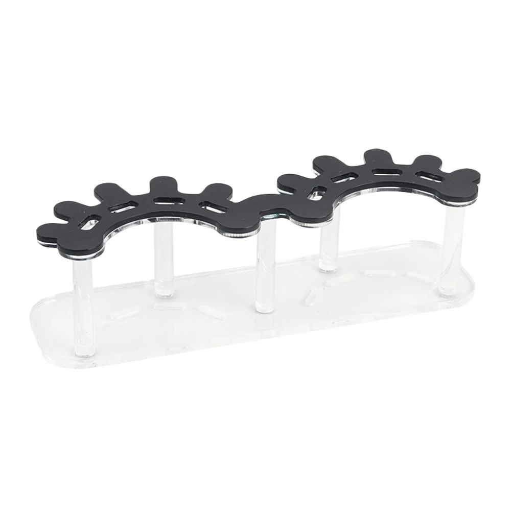 

Acrylic Eyelash Tweezer Holder Stand Organizer Rack Clear Durable Stable Storage Base For Salon Home Use Transparent