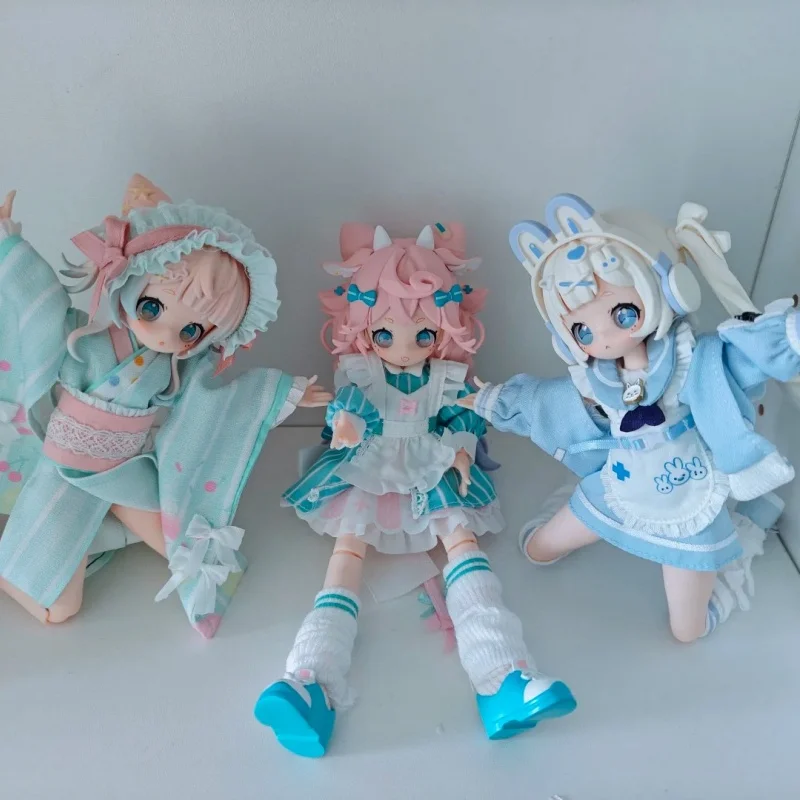 New Onemore Sugary Girls Bjd Blind Box Genuine Mobile Doll 8 Points Mjd Doll Handmade Mystery Box Ornament Girl Surprise Gifts