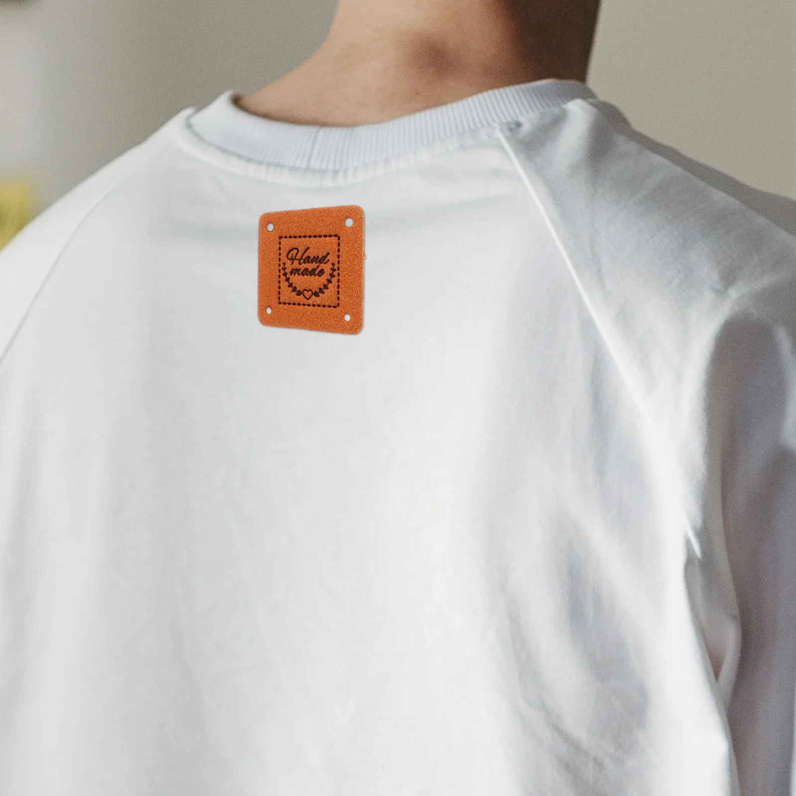 

45pcs Pu Labels For Handmade Crochet Knitting Sewing Crafts Diy Clothing Bag Hat Shoe Jewelry Label Accessories