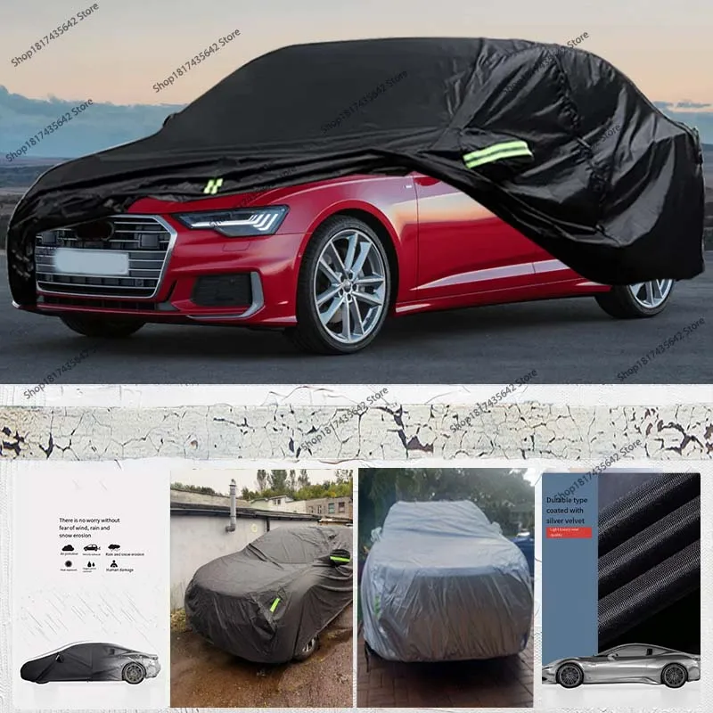 

for Audi A6 2004-2023 Protective Full Full Car Cover Outdoor All Weather Waterproof Sunshade Dustproof