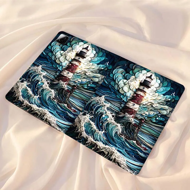 

Luxury Iron Tower Art Tablet Case For Xiaomi Redmi Mi Pad 4 5 6 7 8 K SE Mini Pro Plus Max 10.1 11.2 inch